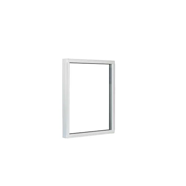 2670x2060 Fastvindu med alu 3-lag glass ral 70320 utvendig innv std hvit Gilje bilde