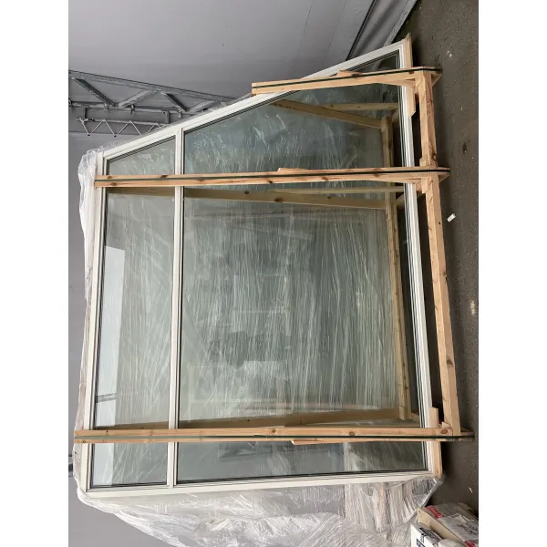 Gilje vindu Fast skrå 25 grader Høyre bxh 2390x3429 mm bilde