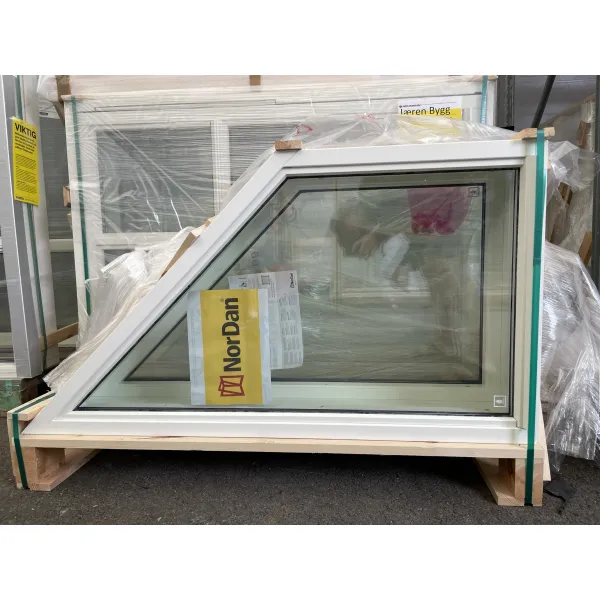 Vindu fast skrå, bxh 688x1288mm 45 grader, Høyre bilde