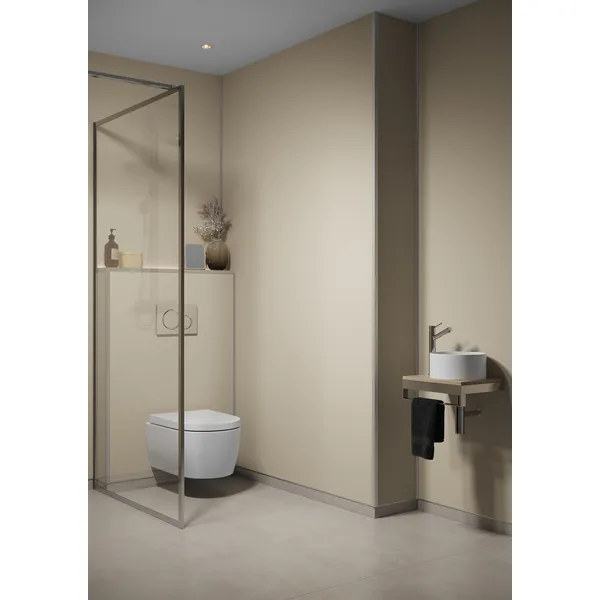 Fibo Baderomspanel 5233M00 Light Sand No tile 10x620x2400mm bilde