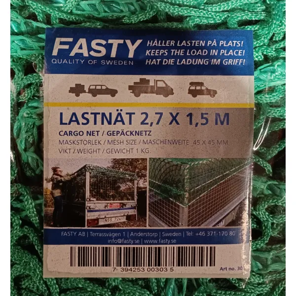 LASTENETT 2,7 x 1,5 m/oppbevaringsveske bilde