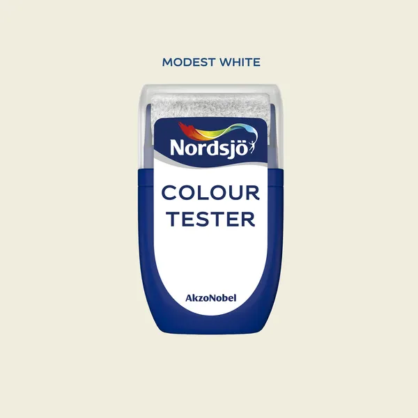 FARGETESTER MODEST WHITE 30ML bilde