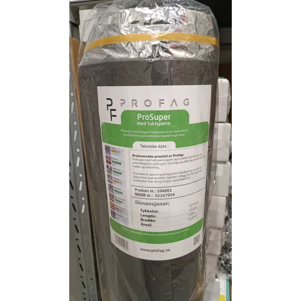 UNDERLAG XPE 2MM RULL M/ FUKTSPERRE bilde
