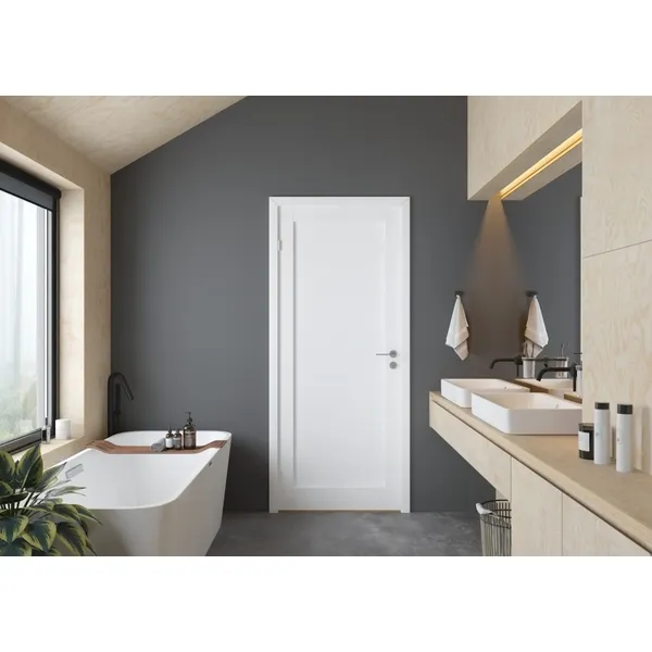 Trend 1 dørblad 62,5x184cm NCS S 9000-N (kun dørblad, karm må kjøpes i tillegg) bilde