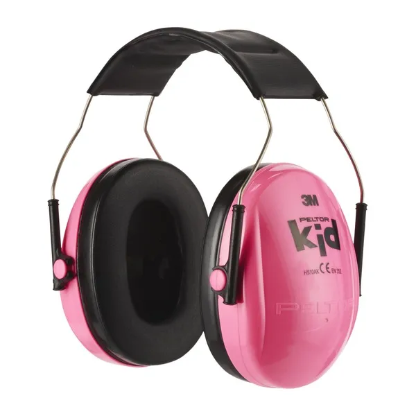 ØREKLOKKE ROSA PELTOR KID bilde
