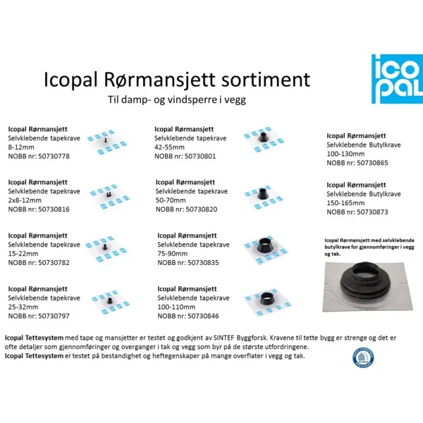 Rørmansjett selvklebende bilde