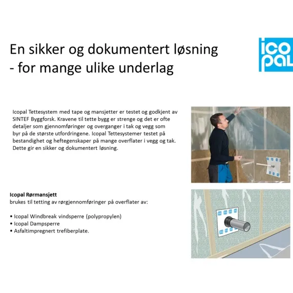 Rørmansjett selvklebende bilde