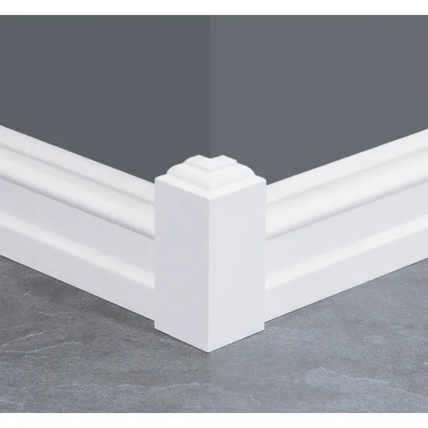 GULVKLOSS UTV 112M 40X40X115MM FOR 16X95MM HVITMALT bilde